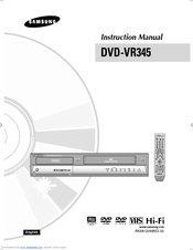 Samsung DVD-VR345 Instruction Manual