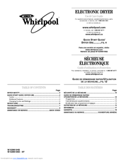 Whirlpool  WED9051YW Use & Care Manual