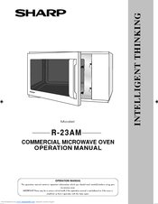 Sharp R-22AMM Operation Manual