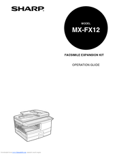 Sharp MX-B201D Operation Manual