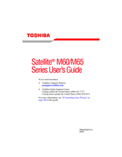 Toshiba Satellite M65 SERIES User Manual