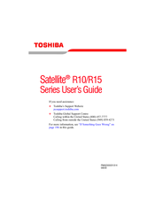 Toshiba R15S829 - Satellite - Pentium M 1.7 GHz User Manual