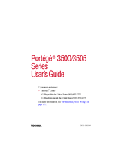 Toshiba PP350C-002GJP - Portege 3500 - PIII-M 1.33 GHz User Manual
