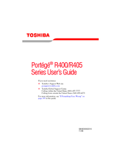 Toshiba Portege R400-100 User Manual