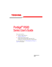 Toshiba Portege R500-00V User Manual