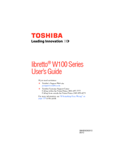 Toshiba libretto W105 User Manual