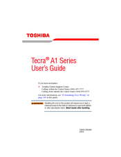 Toshiba Tecra A1 Series User Manual