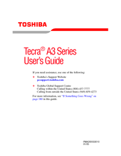 Toshiba Tecra A3 Series User Manual