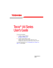 Toshiba Tecra A4 Series User Manual
