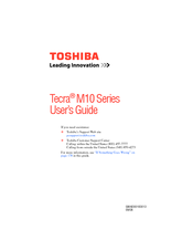 Toshiba Tecra M10-S3401 User Manual