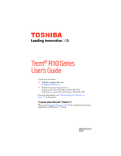 Toshiba Tecra R10 Series User Manual