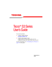 Toshiba Tecra S3-161 User Manual