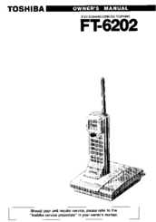 Toshiba FT-6202 Owner's Manual