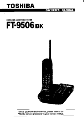 Toshiba FT9506BK User Manual
