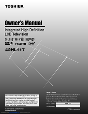 Toshiba 42HL117 Owner's Manual
