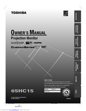 Toshiba 65HC15 Owner's Manual