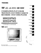 Toshiba MW24FM3 Owner's Manual