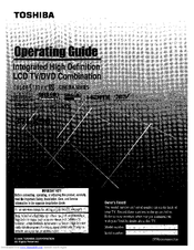 Toshiba Regza 37LX96 Operating Manual