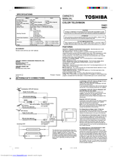 Toshiba 13A21 Owner's Manual