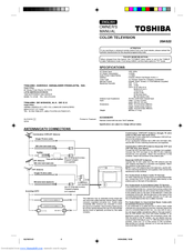 Toshiba 20AS22 Owner's Manual