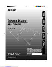 Toshiba 29AS41 Owner's Manual