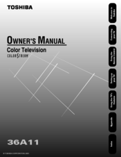 Toshiba 36A11 Owner's Manual