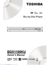Toshiba BDX1100 Owner's Manual