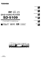 Toshiba SD-5109U Owner's Manual