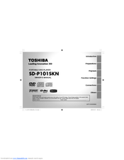 Toshiba SD-P101S - DVD Player - 10.2 Owner's Manual
