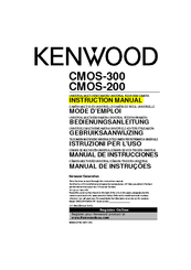Kenwood CMOS-300 Instruction Manual