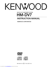 Kenwood HM-DV7 Instruction Manual