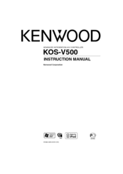 Kenwood KOS-V500 Instruction Manual