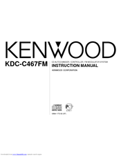 Kenwood KDC-PS909 Instruction Manual