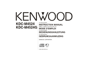 Kenwood KDC-M4524 Instruction Manual