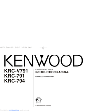 Kenwood KRC-791 Instruction Manual