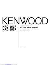 Kenwood KRC-659R Instruction Manual