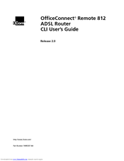 3Com OfficeConnect Remote 812 Cli User's Manual