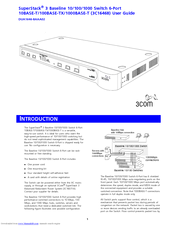 3Com SuperStack 3 3C16468 User Manual