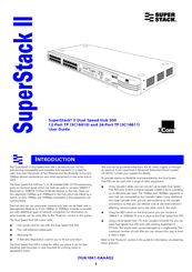 3Com 3C16611 - SuperStack II Dual Speed Hub 500 User Manual