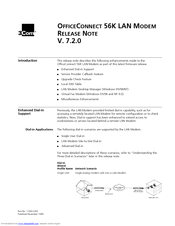 3Com OfficeConnect 3C886A Release Note