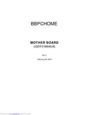 4xem BBPCHOME User Manual