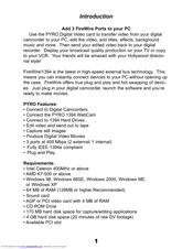 ADS Technologies PYRO1394WebCam User Manual