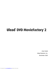 Ulead USBAV-701 User Manual
