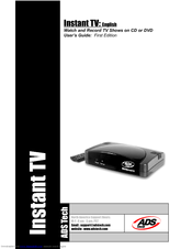 ADS Technologies USBAV-704 USB INSTANT TV User Manual