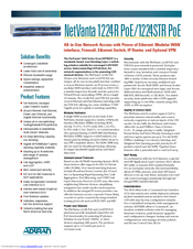 ADTRAN NetVanta 1224R PoE Specifications