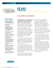 Adtran ISU 512 Specifications