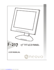 AG Neovo F-217 User Manual
