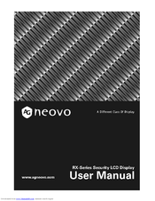 AG Neovo RX-W19 User Manual