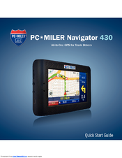 PC*Miler Navigator 430 Quick Start Manual