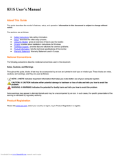 AOC 831S+ User Manual